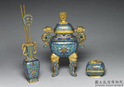 图片[2]-Cloisonne enamel covered box, Qing dynasty (1644-1911)-China Archive